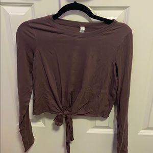 Lululemon Front Tie shirt